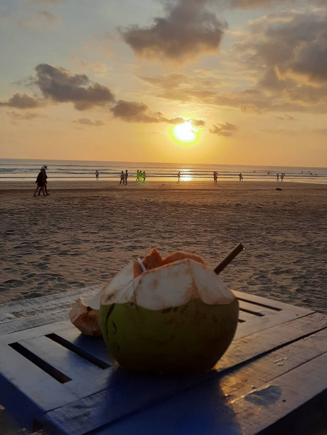 Sunset at Seminyak Beach 