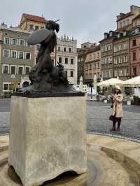 Timeless Charm: Warsaw's Old Town on a Gloomy Day