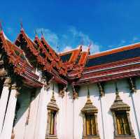泰國曼谷著名歷史古跡皇家寺廟景點Wat Amarinthraram Worawihan，適合打卡拍照📸冥想