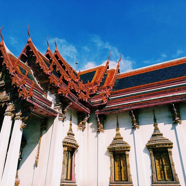 泰國曼谷著名歷史古跡皇家寺廟景點Wat Amarinthraram Worawihan，適合打卡拍照📸冥想