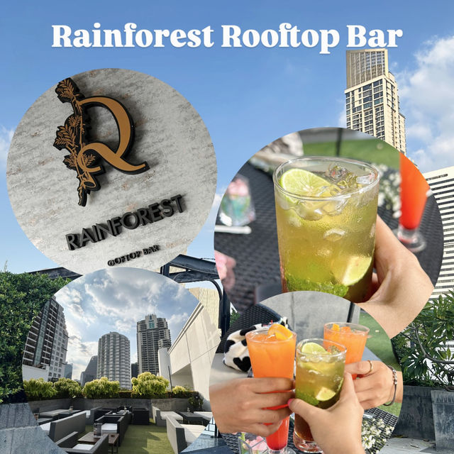 🍾 Rainforest Rooftop Bar 🌤️🍸