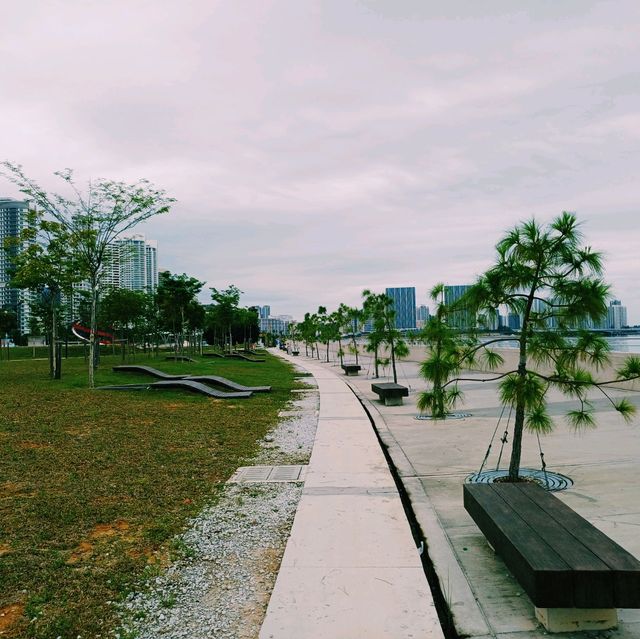 馬來西亞檳城喬治城新地標海濱公園景點:Gurney Bay Park，適合拍照📸打卡親子遊
