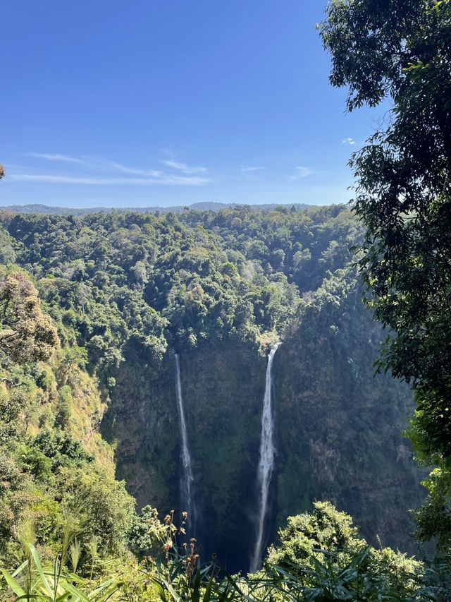 Tad Fane Waterfall : Paksong