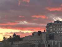 Golden Hour Magic: Sunset by the Danube in Budapest