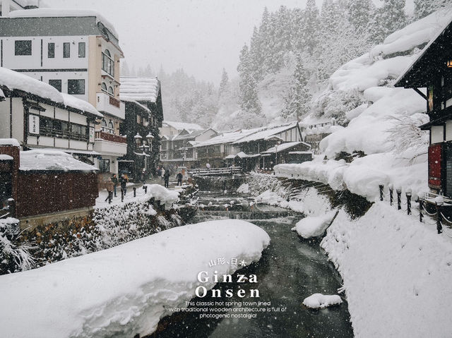 Ginzan Onsen  หมู่บ้านออนเซ็นท่ามกลางหุบเขา🏔️