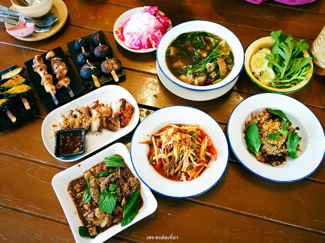 #เปิดใหม่เกาะล้าน ร้านอาหารอีสานสุดแซ่บ ตกแต่งสไตล์