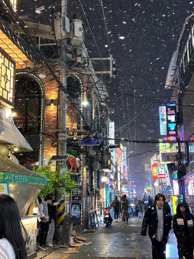 體驗在雪中漫步🥰首爾行程攻略❤️‍🔥