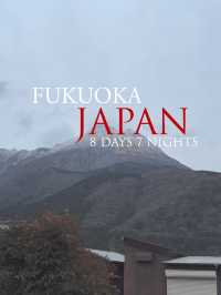แจกแพลนเที่ยว Fukuoka 8 วัน 7 คืน 🇯🇵