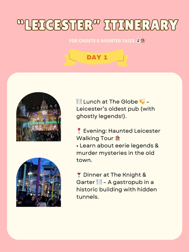 Leicester itinerary 🇬🇧