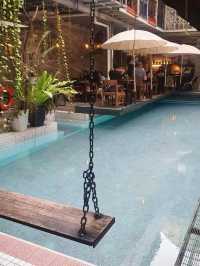 Dreamy Vacation Vibes at This Hidden Poolside Cafe! ⛱️🏝️