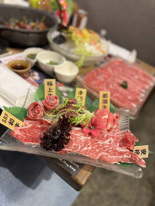 放題三重享受😌 雞煲+和牛火鍋+刺身 .ᐟ 