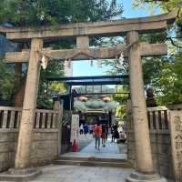 🇯🇵【大阪】難波八阪神社⛩️大迫力の獅子殿！(^^)