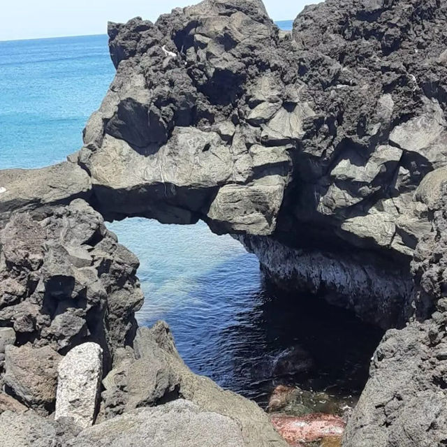 石地海水浴場～奇石與夕陽的絕美