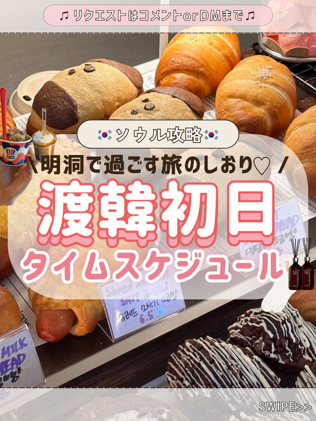 🇰🇷明洞で過ごす！渡韓初日タイムスケジュール