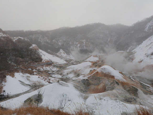 北海道 溫泉首選 登別地獄谷溫泉