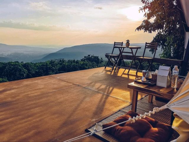 วิวแคมป์ เนินมะปราง จ.พิษณุโลก 🍃