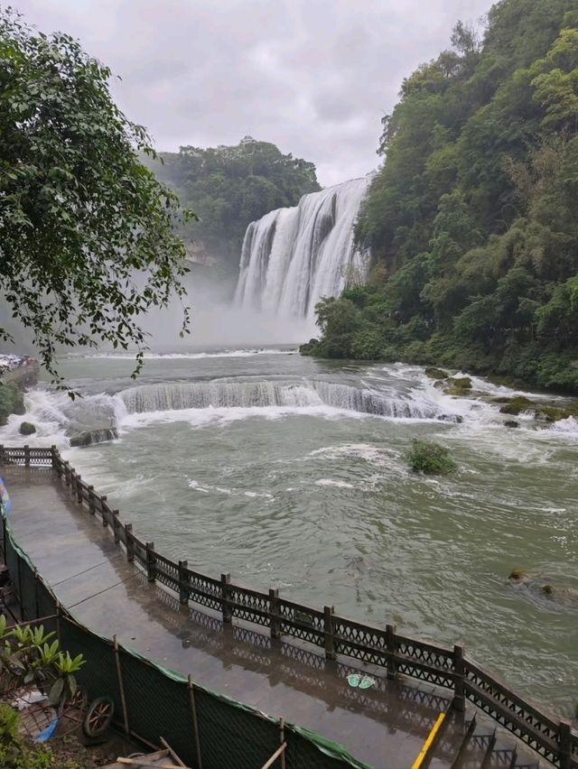 Getting Soaked at Huangguoshu Waterfall, And Loving It