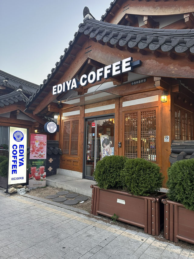 【韓国/水原】韓屋のイディアコーヒー
