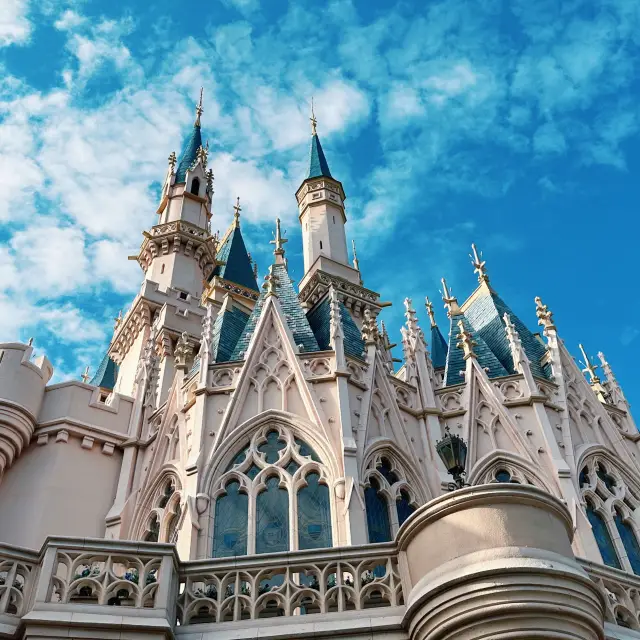 A hot but happy day spent at Tokyo Disneyland during summer.