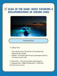 📝 Glow in the Dark: Night Kayaking & Bioluminescence in Cheung Chau