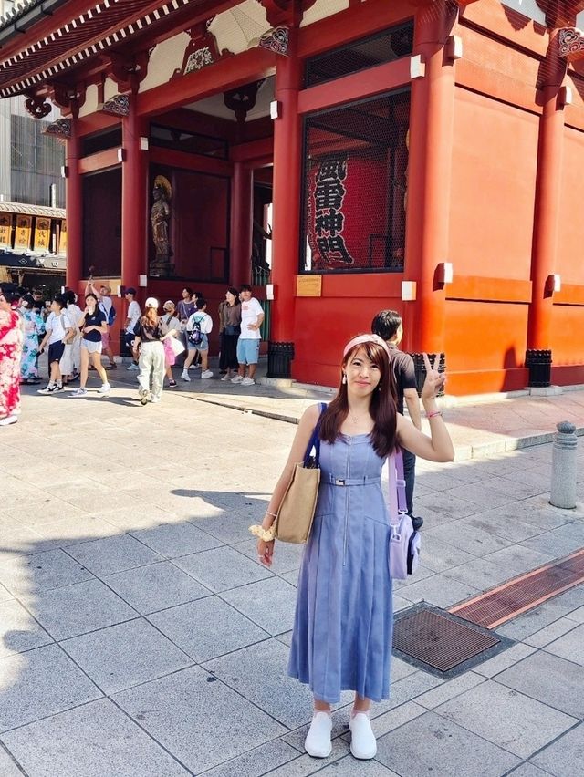 東京超人氣景點：淺草寺（雷門），邊拍照邊開心吃甜點