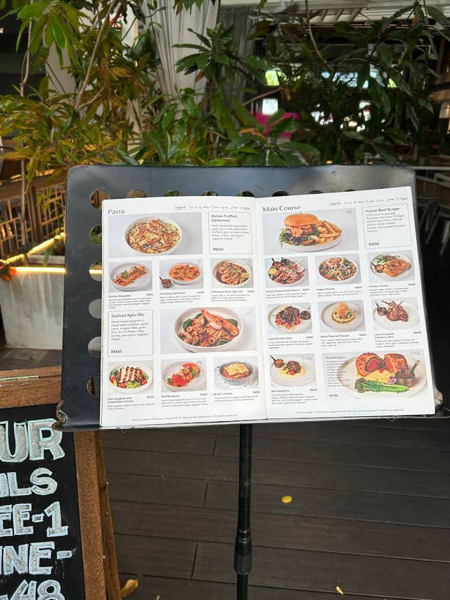 Italian Plates with Bar Lounge Vibes at Halzan Penang