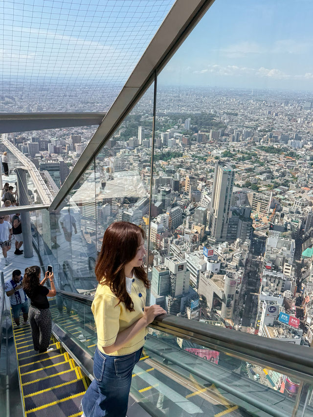 Shibuya Sky Tokyo: Stunning Views and Perfect Photo Lighting on a Sunny Day