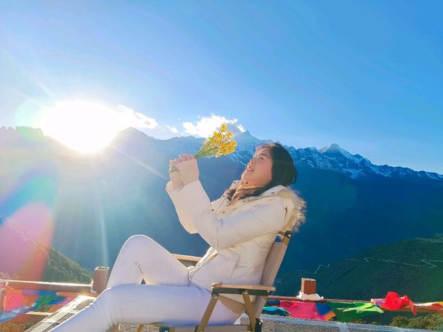 จุดชมวิวภูเขาหิมะเหมยลี่