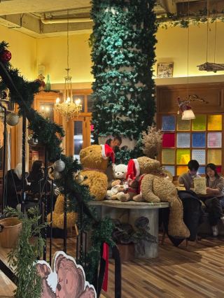 Тедди Беар Хаус Йонсан – кафе-пекарня с вкусными круассанами на улице Йоннидангиль