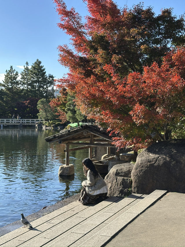 나고야의 단풍을 즐길 수 있는 정원