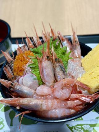 満足度の高い三国の海の恵み🦐贅沢な甘えび丼