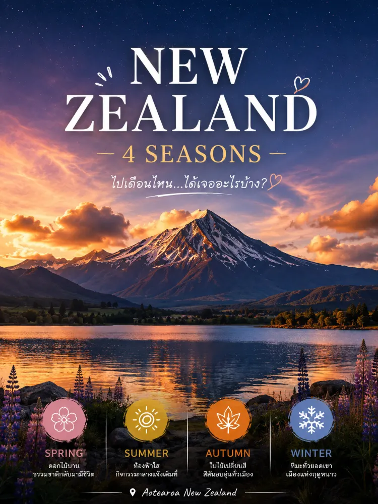New Zealand 4 Seasons 去邊個月份…有咩睇？