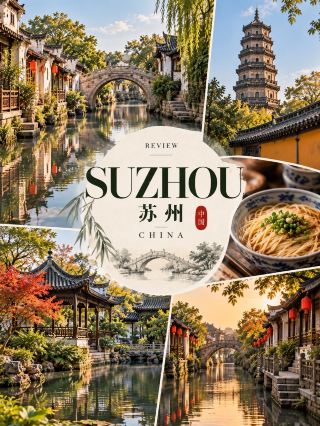 Ulasan Suzhou, Kota Kanal dan Taman Tiongkok Kuno yang Seindah Lukisan 🌿🏮