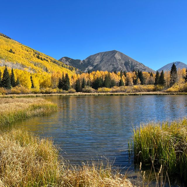 Fall beauty on the La Sal Mountain, Utah