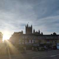 Unique scenery in the Parade Garden in Bath