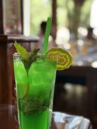  Kiwi Mojito Mocktail in Samarkand – A Summer Sip at LABI GOR
