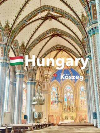 【ハンガリー🇭🇺】おとぎ話の世界へ！ケーセグの街に佇む美しいネオゴシック教会⛪️✨