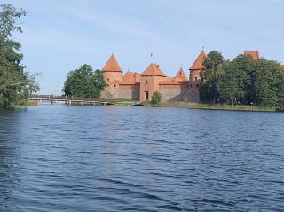 Trakai Island by boat