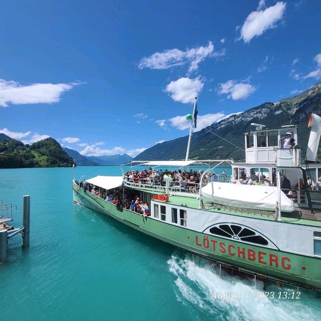 "Crash Landed" in Iseltwald by Lake Brienz