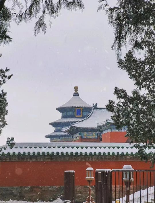 北京雪景｜天壇公園