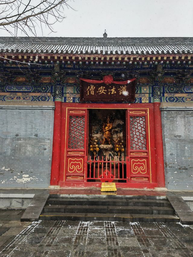 雨雪中遊法門寺