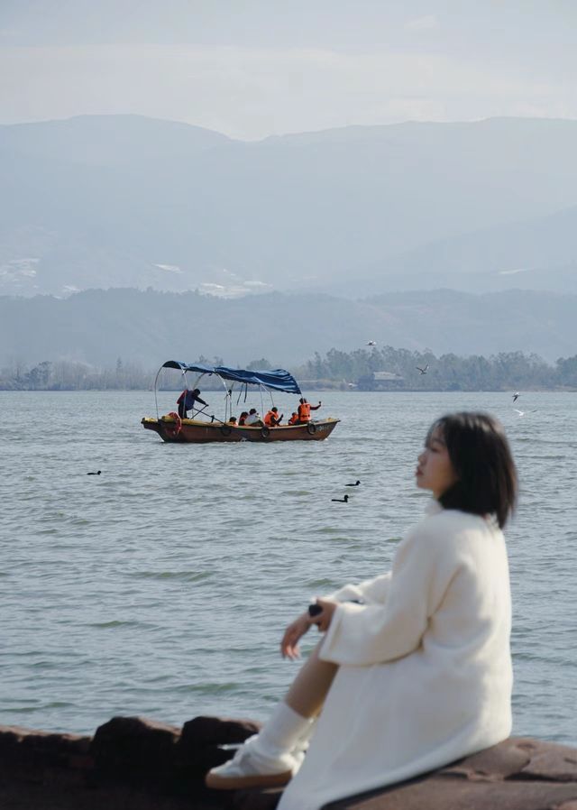 雖然不如洱海出名，但邛海真的值得一去！