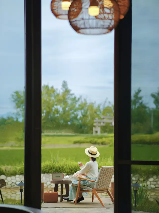 For the healing rice fields that are available just by pushing the door, you can stay countless times