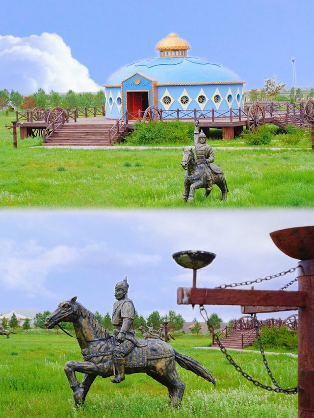 京北草原大汗行宮去草原撒個歡