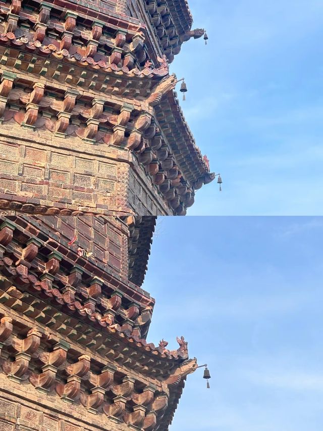 開封素有「天下第一塔」美稱的鐵塔值得一去！！！。