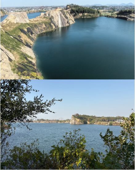 海鹽神仙湖~礦坑造就的翡翠池子