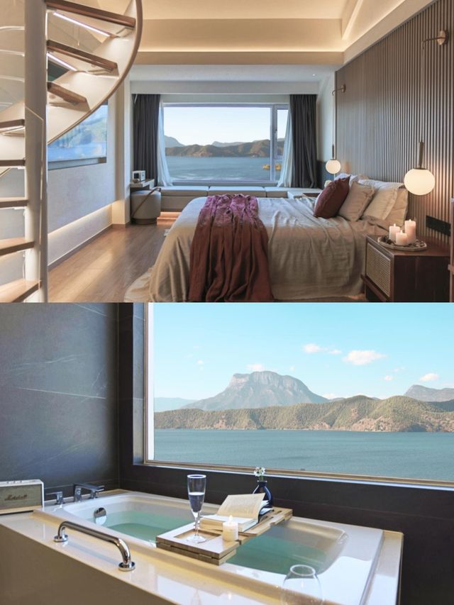 在瀘沽湖住到咗人生酒店