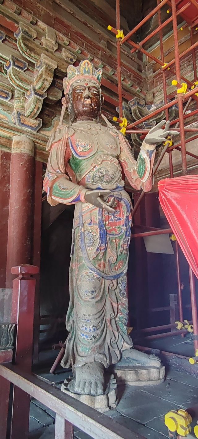 歲月靜好獨樂寺  3 三塊匾與彩泥大觀音