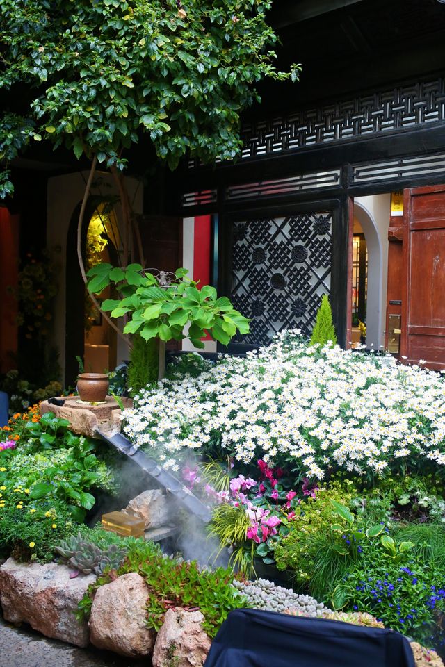 麗江古城｜住進心宿·安雲古院， 影屋頂咖啡