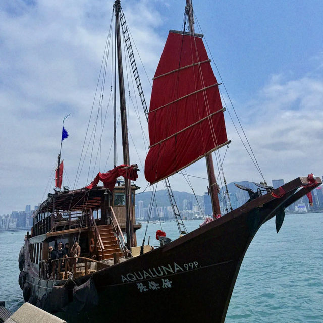 《維港紅帆船嘆茶！張保仔號真係好chill～》